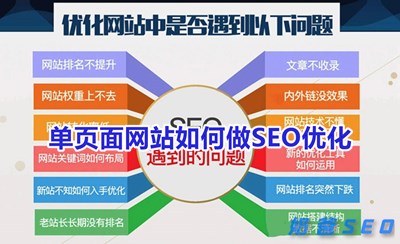 单页面网站如何做SEO优化